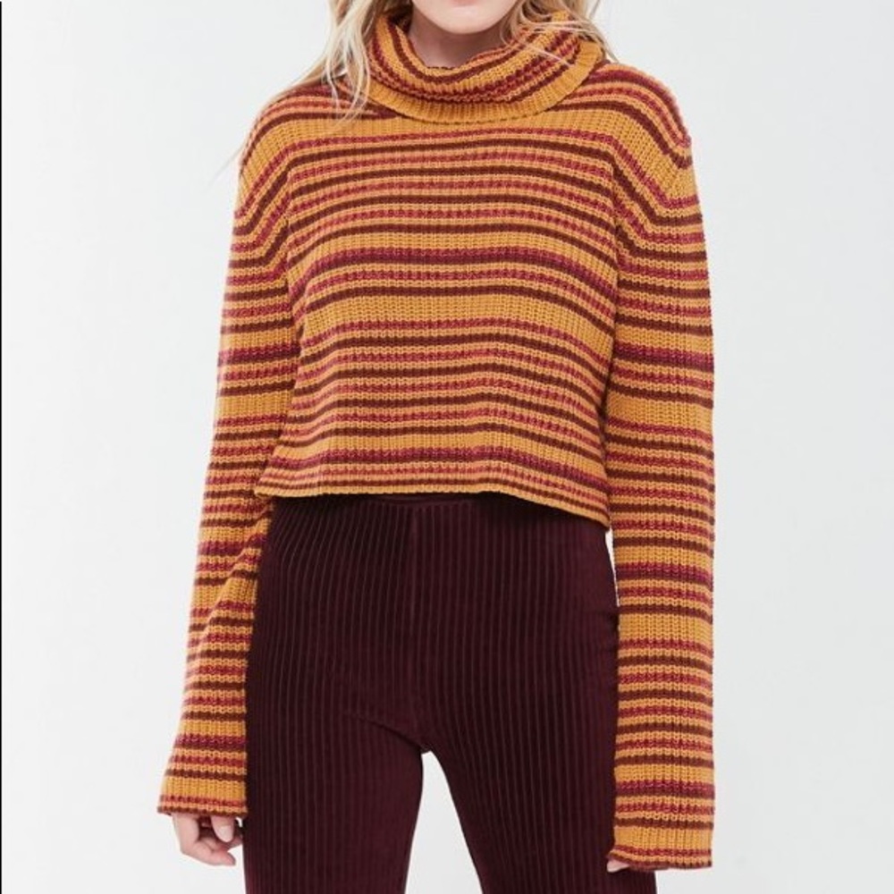 Urban Outfitters Mackenna Striped Turtleneck